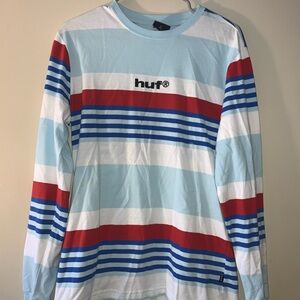 HUF Multicolor Striped Tee